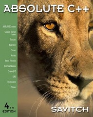 Absolute C++ (4th Edition)