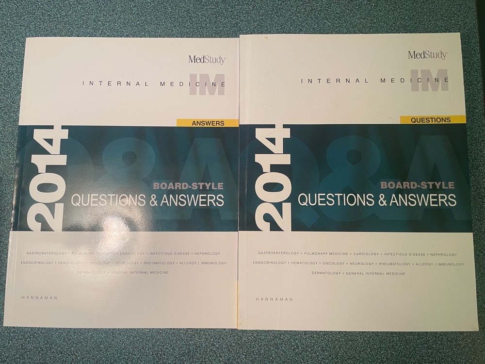 2014 MedStudy Internal Medicine Board-Style Questins & Answers – Excellent