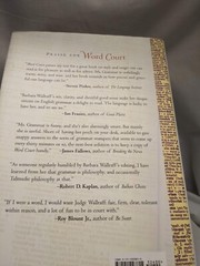 Word Court by Wallraff, Barbara; Intro Prose, Francine HC/dj Harcourt 2000 1st
