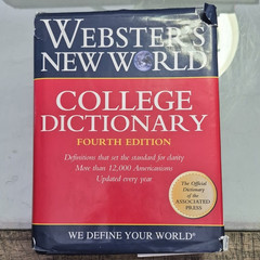 Webster’s New World College Dictionary 4th Ed Hardcover 2004 Agnes Guralnik