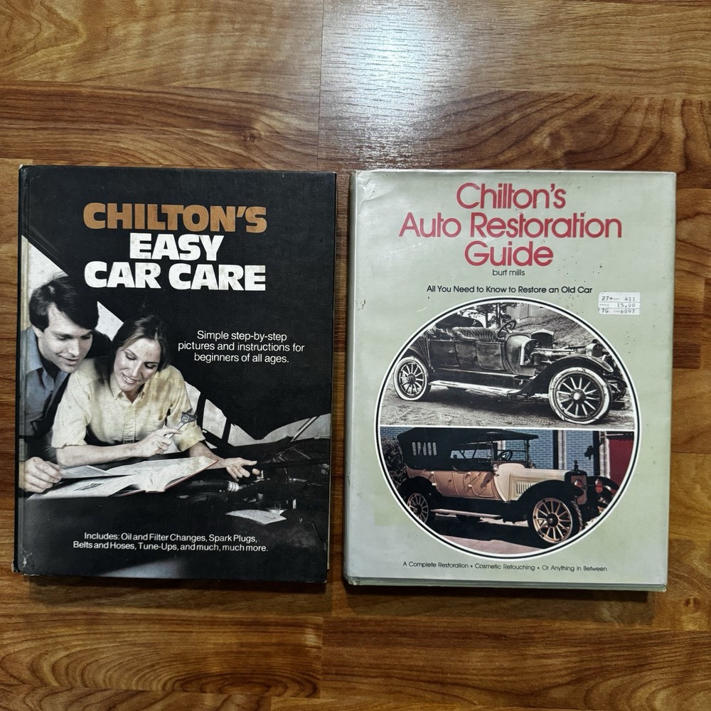 Chilton’s Auto Restoraton Guide- Burt Mills- 1975- 291 Pages + 1978 Chilton HC