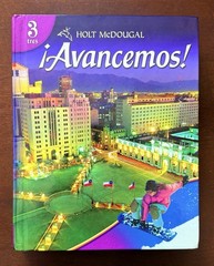 2010 Holt McDougal ¡Avancemos! 3 spanish high school textbook