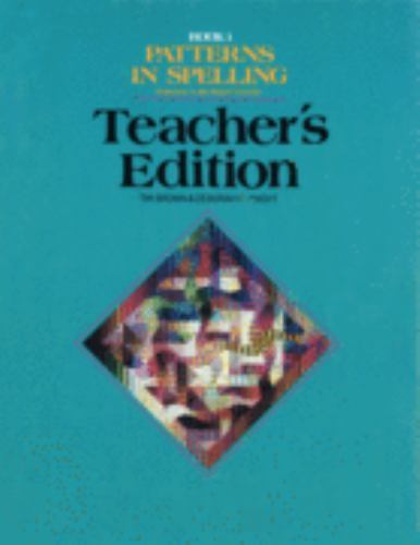 Patterns in Spelling Book 1 Teachers paperback Used – Good