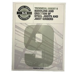 SJI Handling and Erections of Steel Joists and Joist Girders Technical Digest 9
