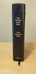 The Catholic Study Bible: New American Bible (Bonded Leather )Oxford 1990 #4211