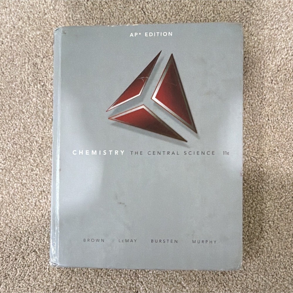 Pearson Chemistry: The Central Science 11e AP Edition HC Brown LeMay Bursten