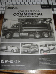 CALIFORNIA DMV Commercial DRIVER’S HANDBOOK Trucking English Version