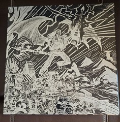 The Art of Brutal Legend HC with Rare Comic-Con Foil Slipcover Brand New Sealed