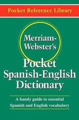 Merriam-Webster’s Pocket Spanish-English Dictionary (Flexible paperb – VERY GOOD