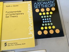rare book lot Axiomatic Elements Contemporary Set Theory Philosophy Math 6D76
