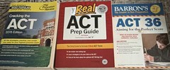 Princeton Review + The Real ACT + Barron’s ACT 36 Study Guide Set (3)