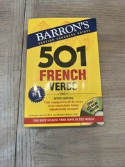 501 Verbs Ser.: 501 French Verbs by Theodore Kendris & Christopher