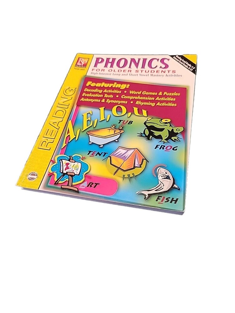 Remedia Publications Phonics For Older Students Book REM800 – Reading – Good !
