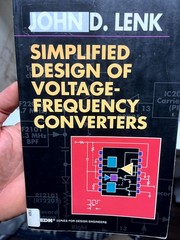 Vintage 1997 Simplified Design of Voltage-Frequency Converters by John D. Lenk