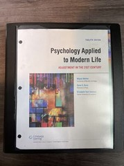 Psychology Applied To Modern Life (Loose Leaf, Included 1.5 Inches Heavy Binder)