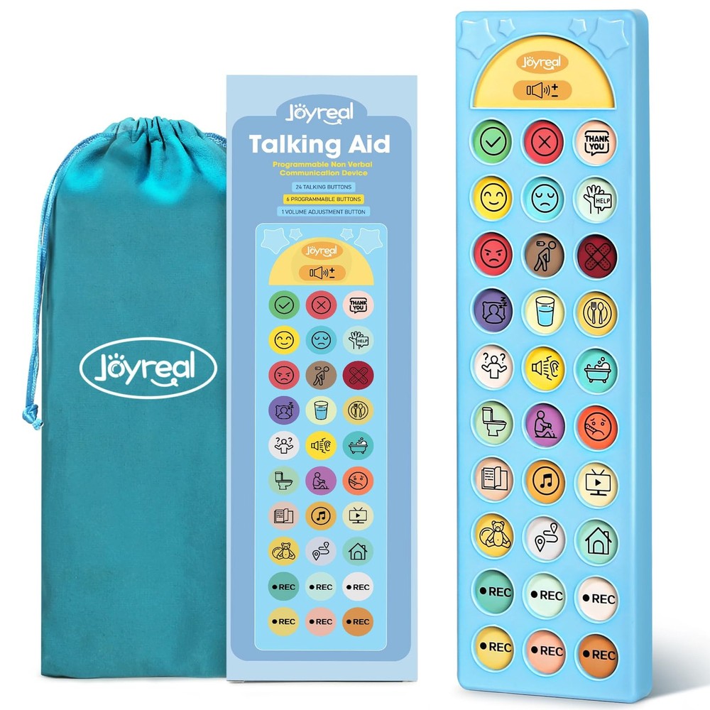 Joyreal AAC Device for Autism, Non Verbal Communication Tools for Speech Therapy