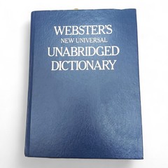 1983 Webster’s New Universal Unabridged Dictionary Deluxe Second Edition Large