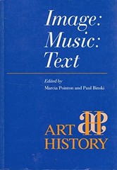 Image: Music: Text (Art History Special Issues)