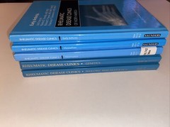 Rheumatic Disease Clinics 5 Book Lot Arthritis Myopathies Fibromyalgia Genetics