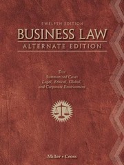 Business Law, Alternate Edition: T- hardcover, Roger LeRoy Miller, 9781111530594