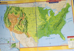 Our Country’s History Activity Map Nystrom (26″ X 19″ Fold-Out Laminated LN