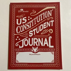 US Constitution Student Journal Good & Beautiful Curriculum Homeschool Workbook