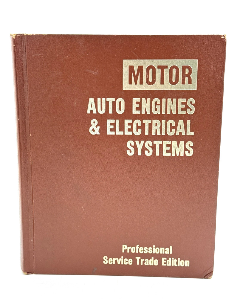 Motor Auto Engines & Electrical Systems Professionsal Service Trade Edition Book