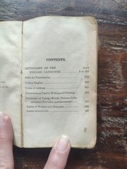 Vintage Small 5″ Self Pronouncing Winston Dictionary 1941 Abraham Lincoln front