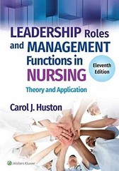 Leadership Roles and Management – Paperback, by Huston MSN MPA – Very Good z