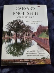 Caesars English II CEE Parts 1 & 2 Implementation Manual By Thompson