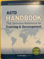 ASTD Handbook : The Definitive Reference for Training & Development, Hardcove…