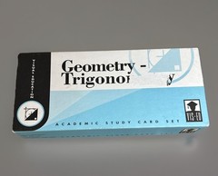 Cards Academic Study Kit Set Flash Cards VIS-ED Geometry Trigonometry