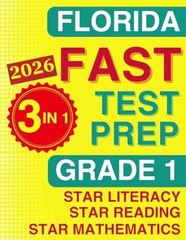 Florida FAST Test Prep: Grade 1. – Paperback, by GladiusTest Academy – Very Good