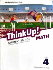 Think Up! Math , Student – Paperback, by LLC Curriculum Associates – Very Good
