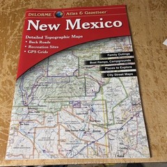 NEW MEXICO Delorme Atlas & Gazetteer Map Book Topo Back Roads GPS Recreation