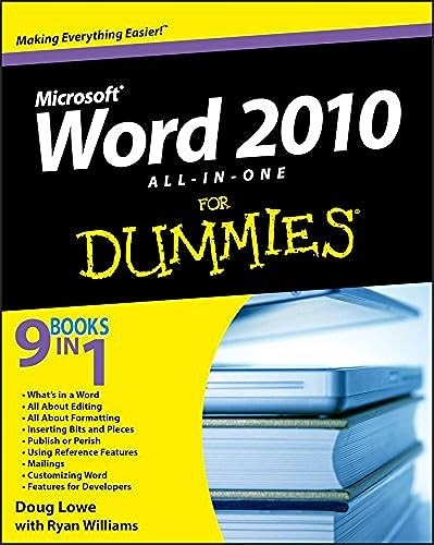 Word 2010 AllinOne For Dummies – VERY GOOD