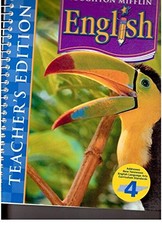 Houghton Mifflin English Grade 4 Teacher’s Edition by Robert Rueda