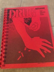 SPOKEN ENGLISH WORKBOOK – Drug Story – Glen Johnson Study Book w/Comics – 1970s
