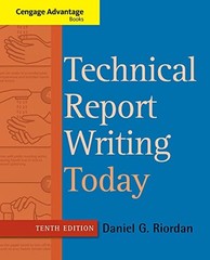 Technical Report Writing Today by Riordan