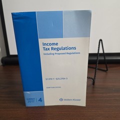 Income Tax Regulations, Summer 2017 – Paperback, by CCH Tax Law – Very Good