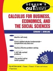 Schaum’s Outline of Calculus for Business, Economics, and the Social S Paperback