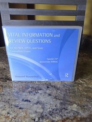Howard Rosenthal Vital Information and Review Questions 20 CD Set 15th Ed