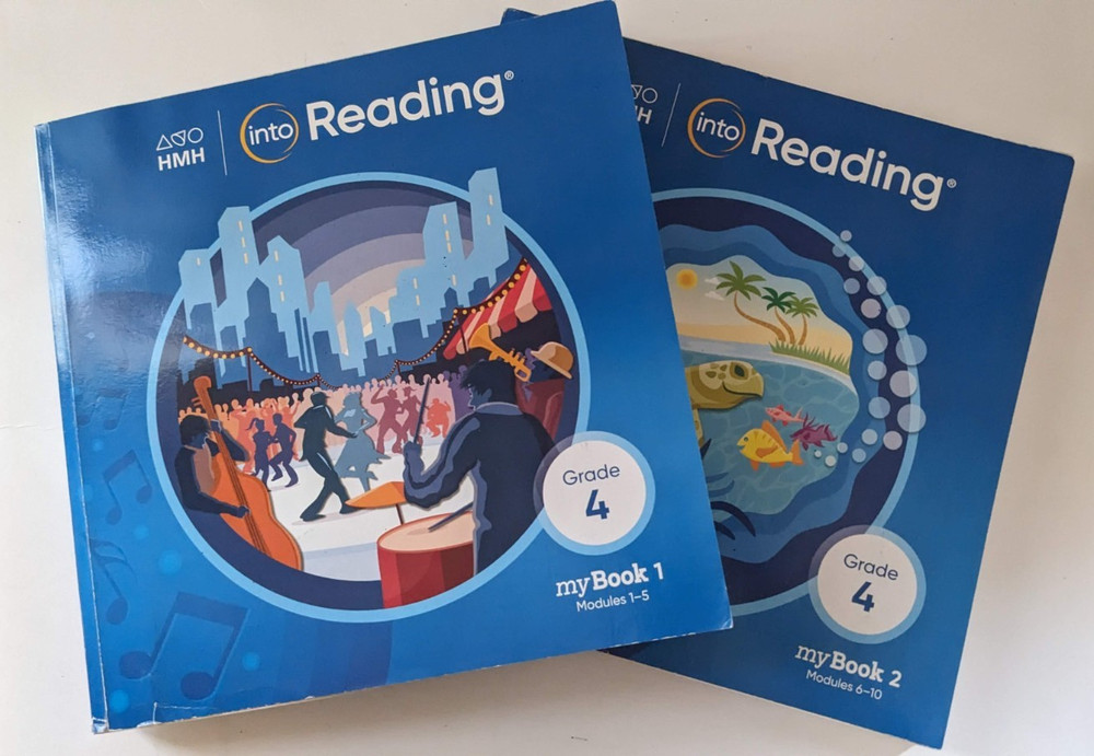 HMH Into READING Grade 4 myBook 1 & 2 Modules 1-5, 6-10 Book Set PENCIL WRITING