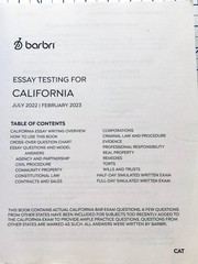FAIR Feb 2023 Barbri Bar Exam Review Essay Testing for California MISSING PAGE