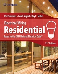 Electrical Wiring Residential Based on the 2023 Nec Paperback 21th Ed. Expedite