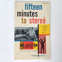 General Electric Fifteen Minutes to Stereo 1958 Guide VINTAGE