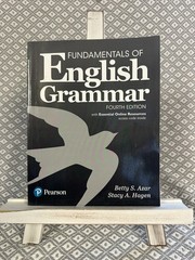 Fundamentals of English Grammar by Stacy A. Hagen and Betty S. Azar (2011, Trade