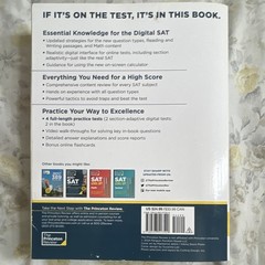 Princeton Review Digital SAT Prep 2025 Study Guide Paperback 432 Pages