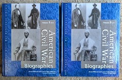 American Civil War Biographies, Volumes I and II, Reference Library