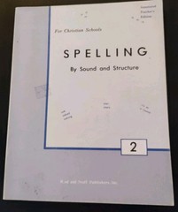 Rod And Staff Spelling 2 By Sound And Structure Teachers Edition
